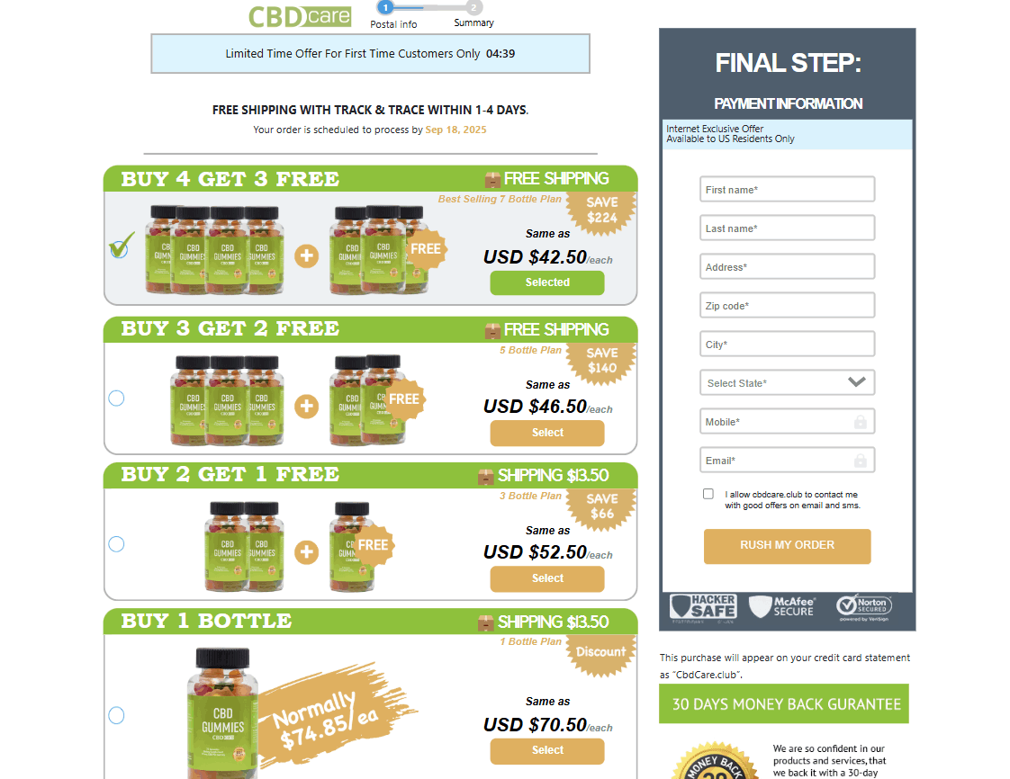 Green Nature CBD Gummies-Secure-Checkout
