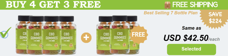 Green Nature CBD Gummies 1 bottle