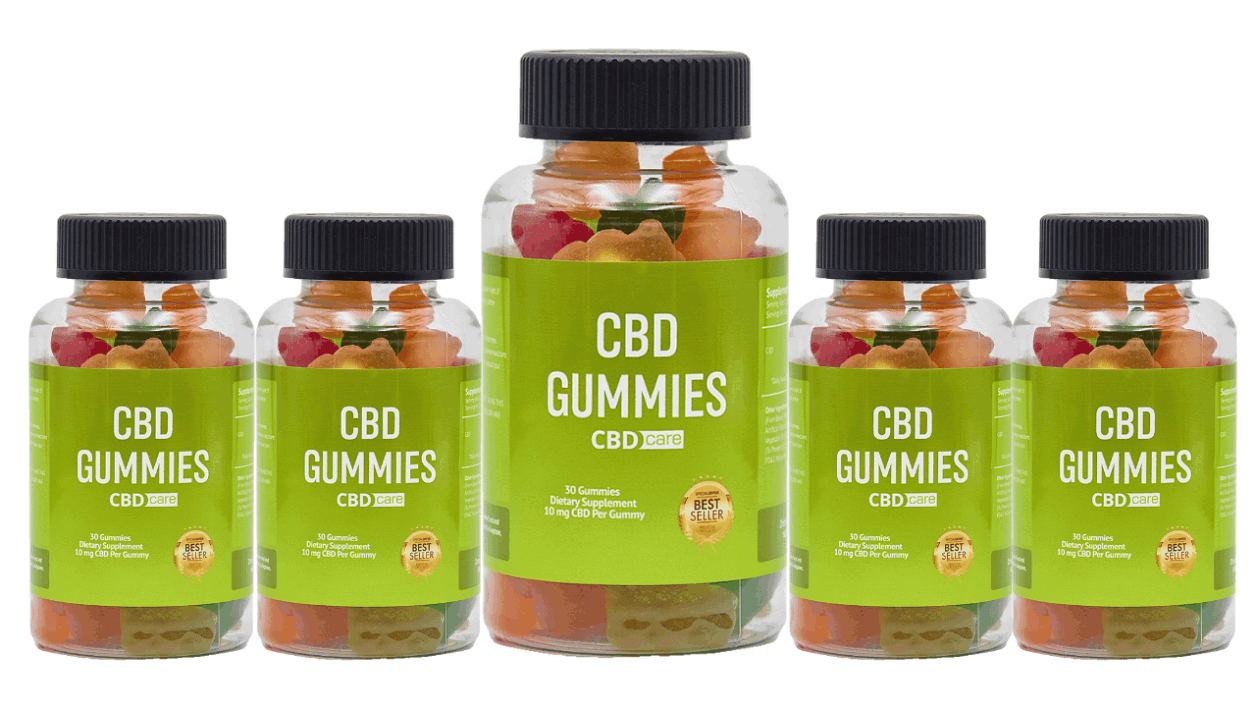 Green Nature CBD Gummies-6-bottle